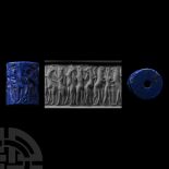 Early Dynastic Cylinder Seal with Combat Scene