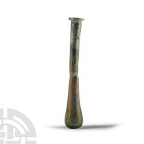 Roman Iridescent Glass Unguentarium