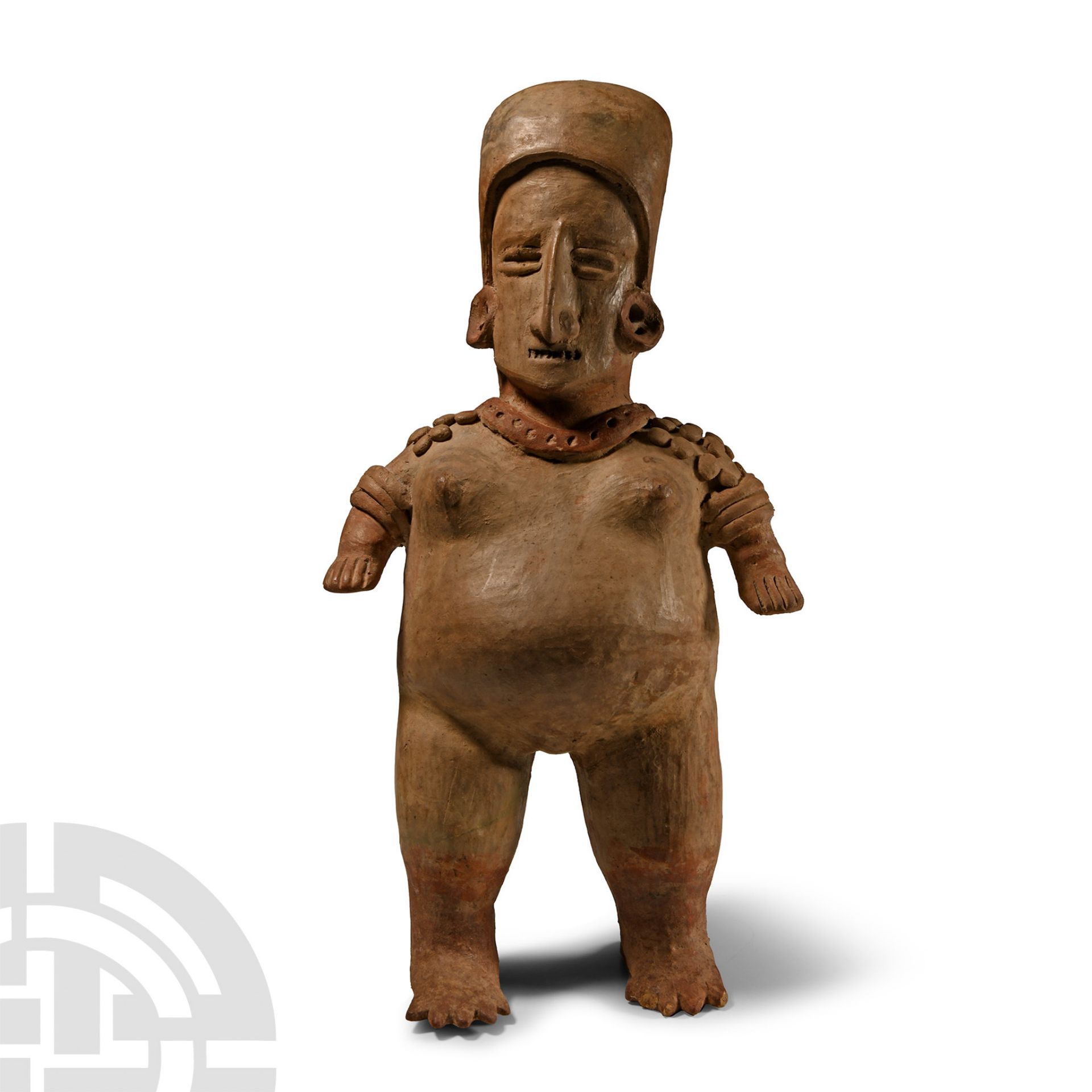 Pre Columbian Jalisco Terracotta Pregnant Figure