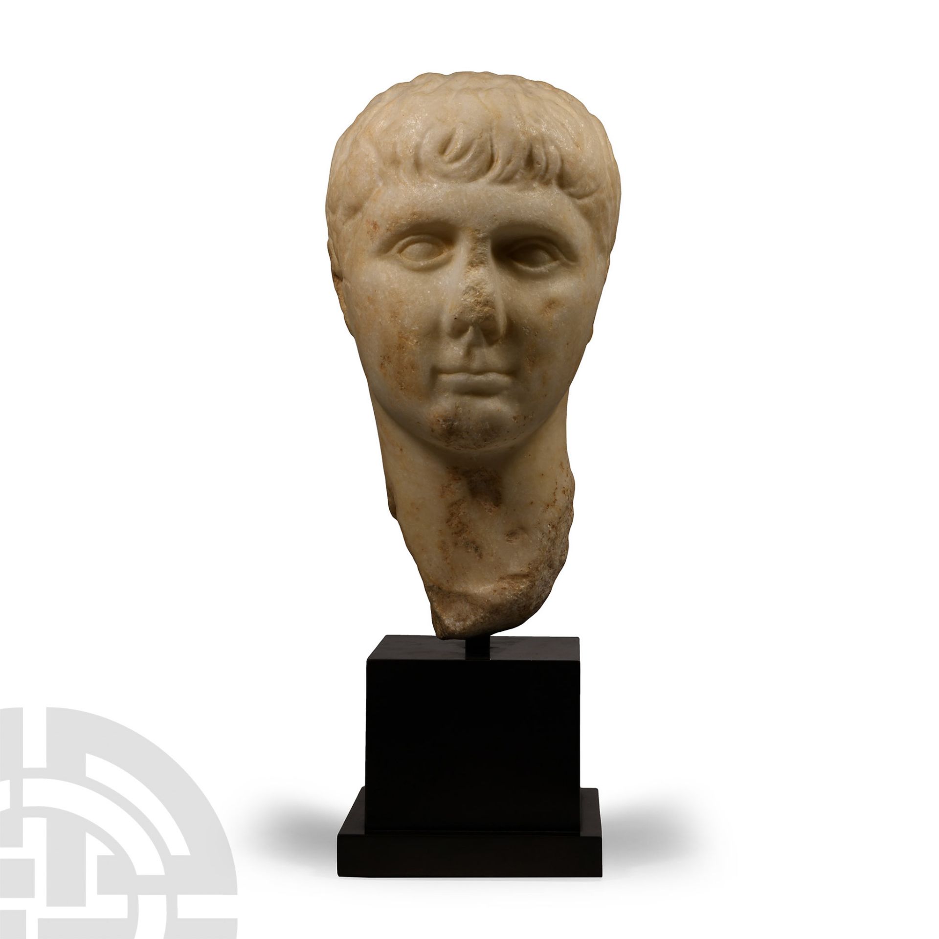 Roman Marble Portrait Head of Gaius Caesar - Image 2 of 3