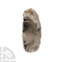 Stone Age 'Le Monchel' Knapped Flint Handaxe