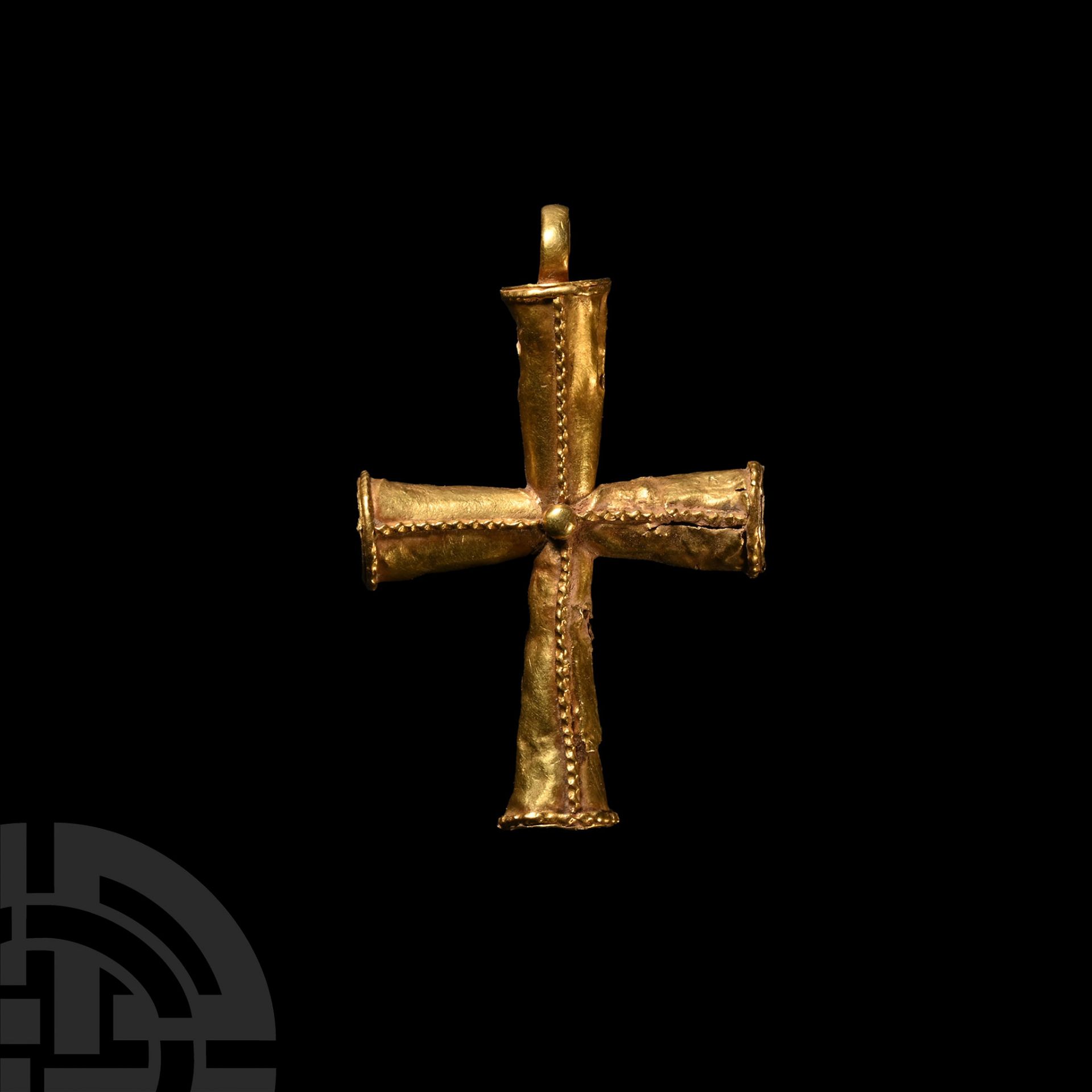 Byzantine Gold Cross Pendant