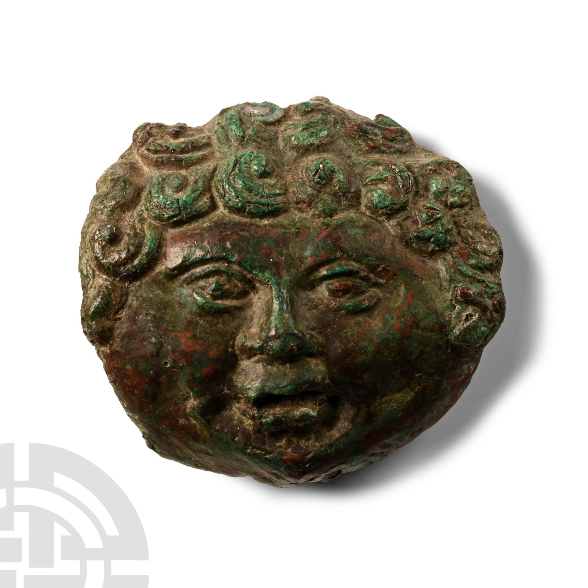 Greek Bronze Medusa Mount