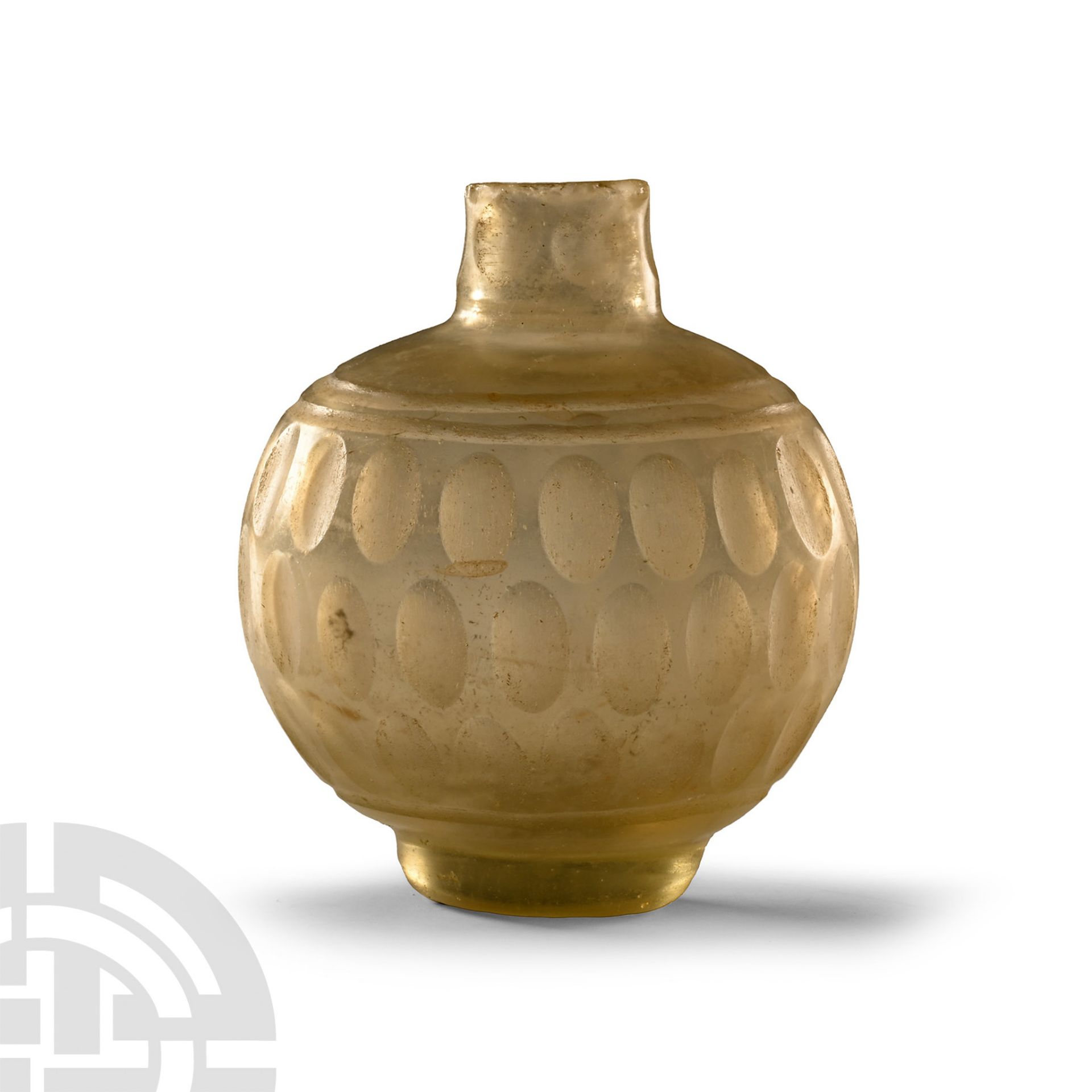 Sassanian Cut Glass Bottle