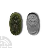 Roman Gnostic Green Gemstone