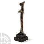 Western Asiatic Bronze Standing Idol