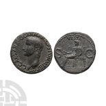 Ancient Roman Imperial Coins - Caligula - Vesta AE As