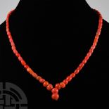 Western Asiatic Mixed Glass Bead Necklace