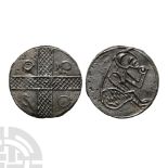 Medieval 'Thames' Bifacial Pewter Wine Tavern Token