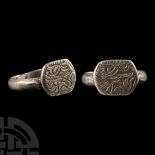 Medieval Silver Decorated Ring