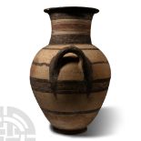 Very Large Cypriot Bichrome Ware Pottery Amphora