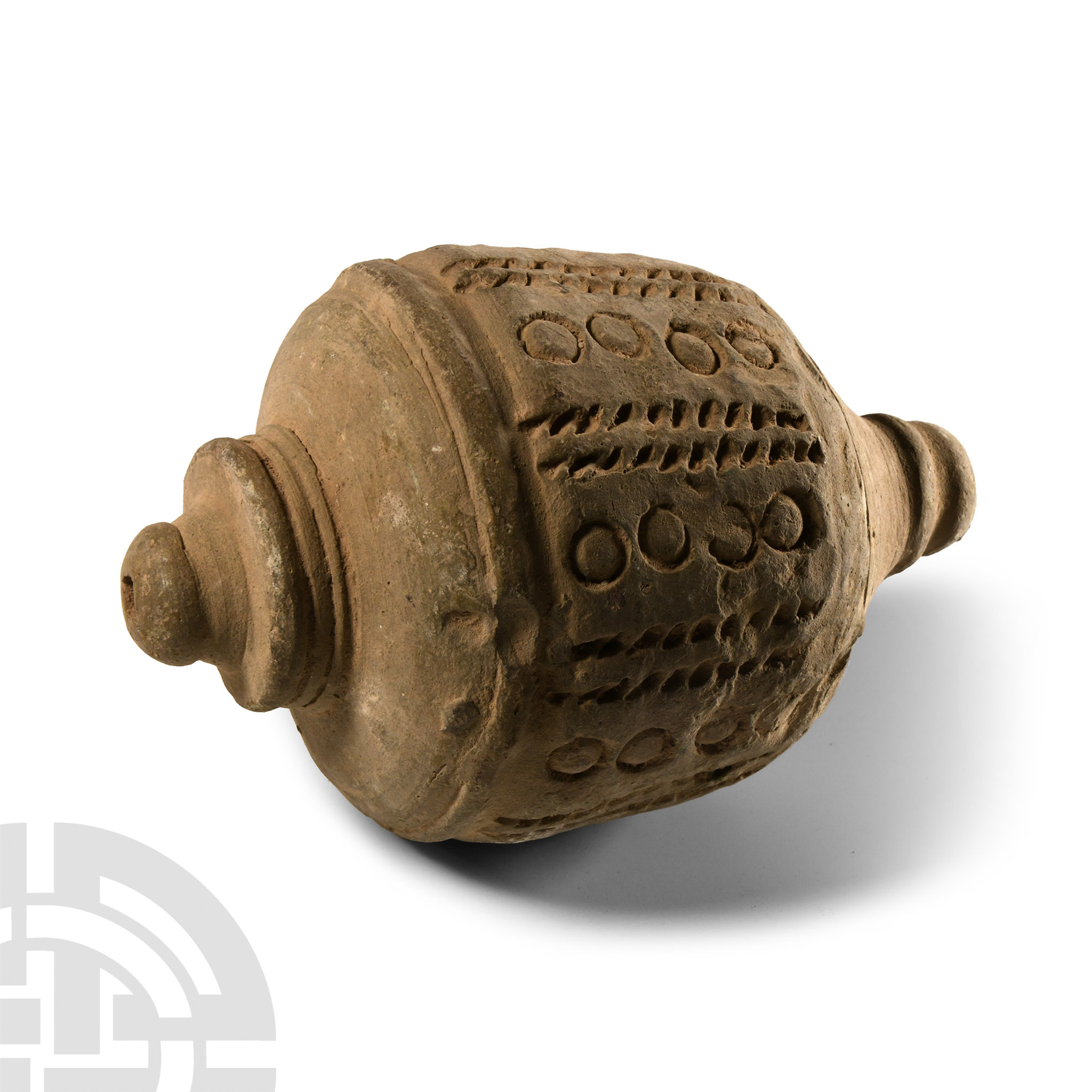 Turco-Mongol 'Greek Fire' Ceramic Fire Bomb or Hand Grenade