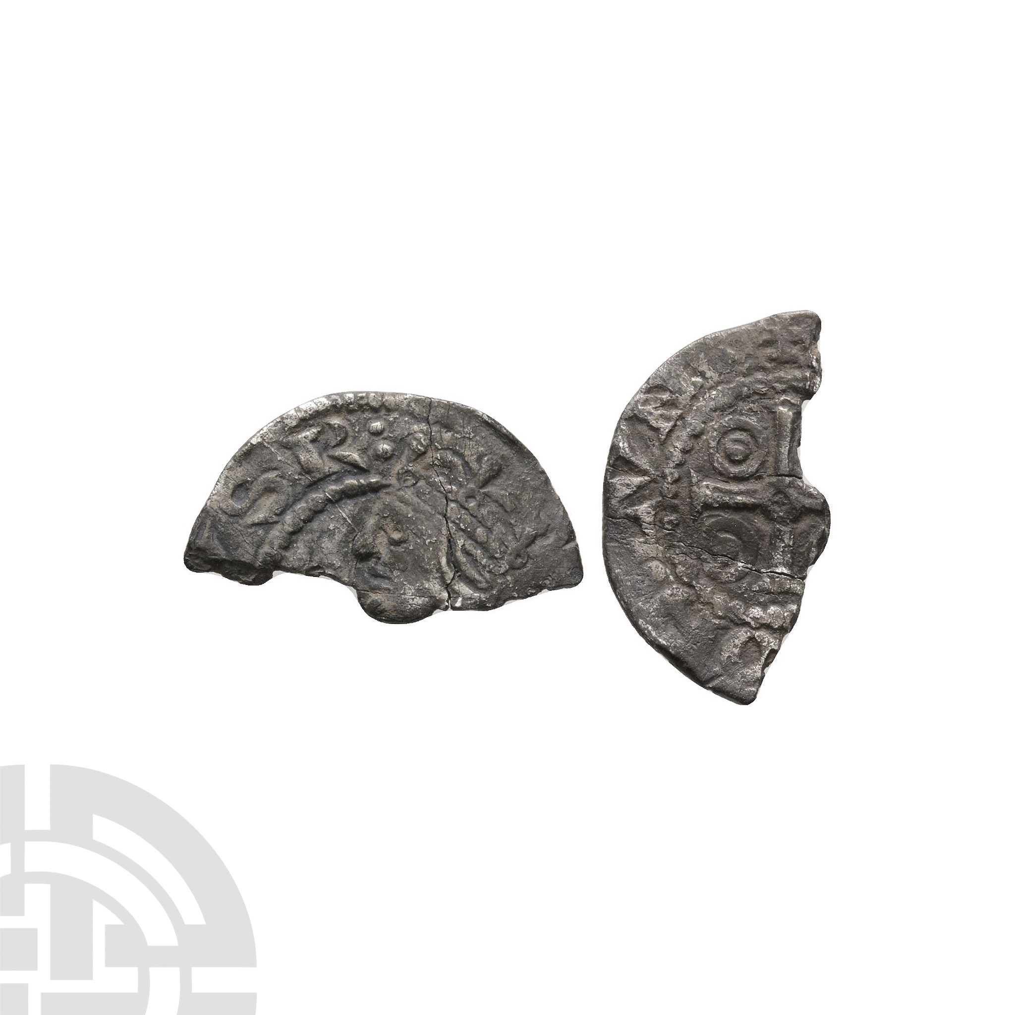 English Medieval Coins - Henry I - London - Small Profile Type AR Penny Fragment