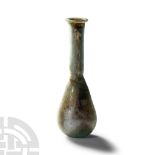 Roman Iridescent Glass Unguentarium