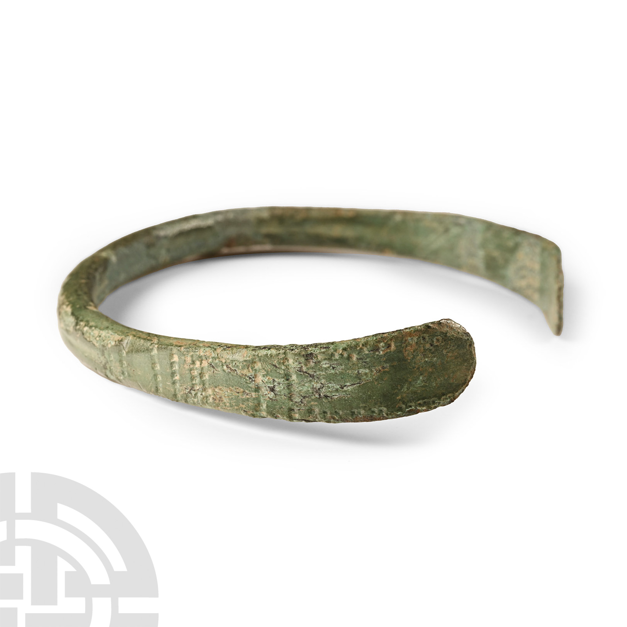 Roman Decorated Bronze Bracelet