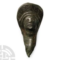 Roman Bronze Figural Attachment