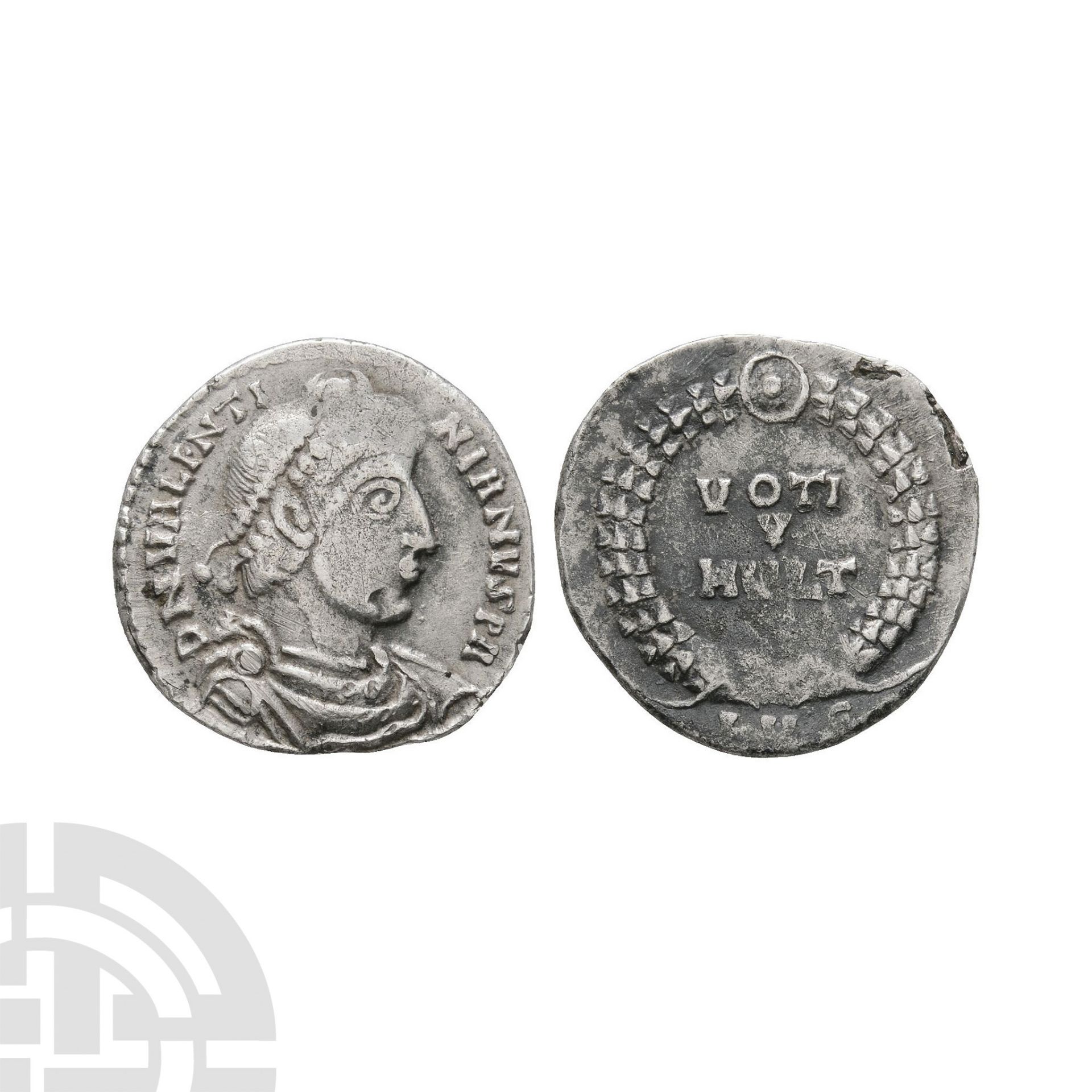Ancient Roman Imperial Coins - Valentinian I - Ancient Imitation AR Siliqua