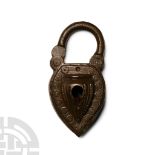 Medieval Bronze Padlock