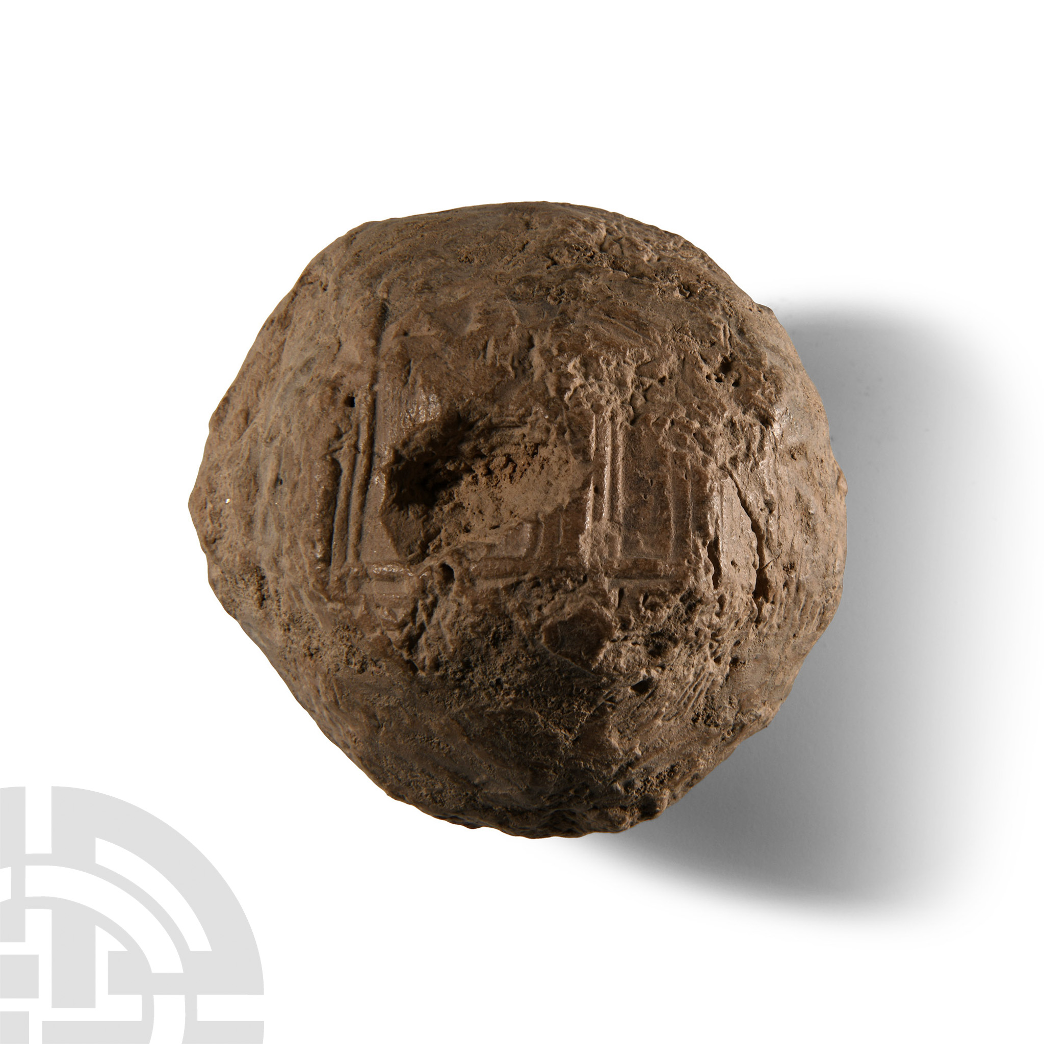 Sumerian Terracotta 'Bulla Envelope' with Impressed Decoration - Image 3 of 3