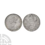 World Coins - India - Victoria - AR One Rupee