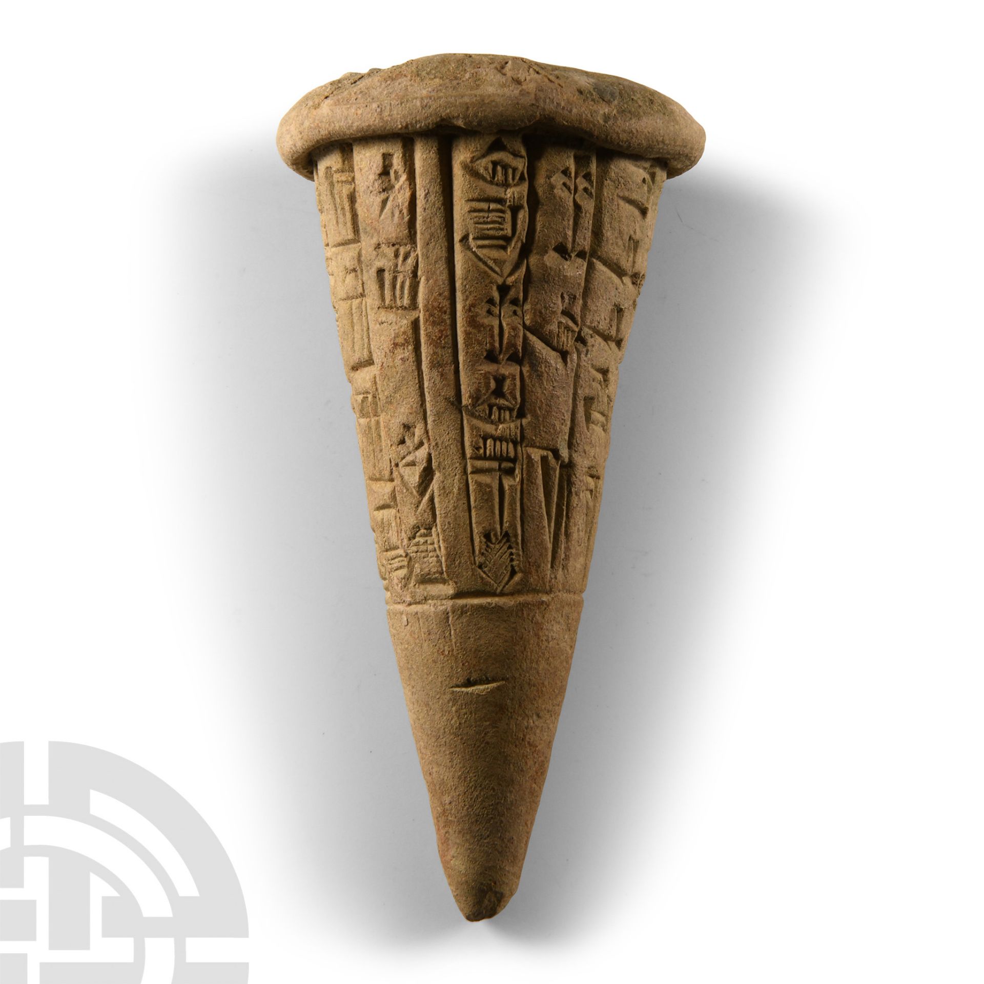 Sumerian Cuneiform Foundation Cone from Lagash During the Reign of Gudea - Image 3 of 4