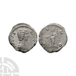 Ancient Roman Imperial Coins - Julia Domna - Juno AR Denarius