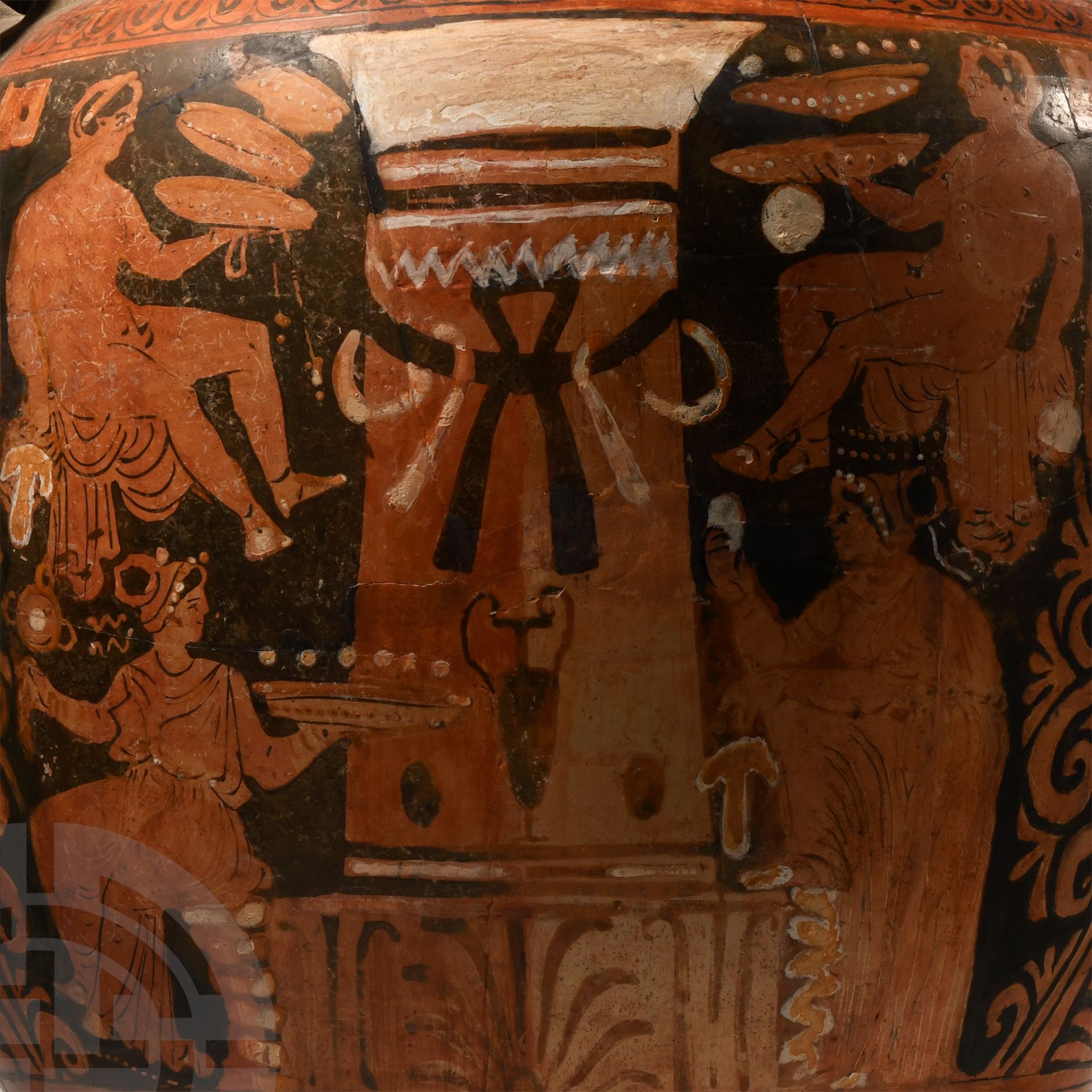 Monumental Apulian Red-Figure Volute Krater Attributed to the Licurgus Painter - Bild 6 aus 8