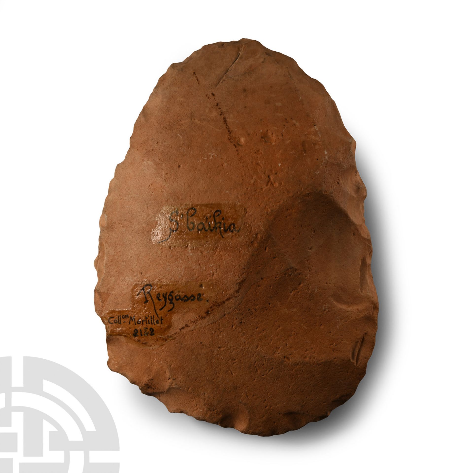 Large Stone Age 'Reygasse' Knapped Hand Axe - Bild 2 aus 2