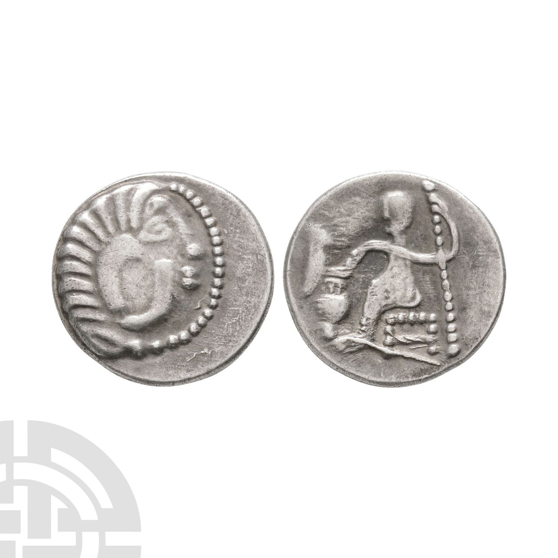 Celtic Iron Age Coins - Danubian - Alexander the Great Type - Imitative AR Drachm
