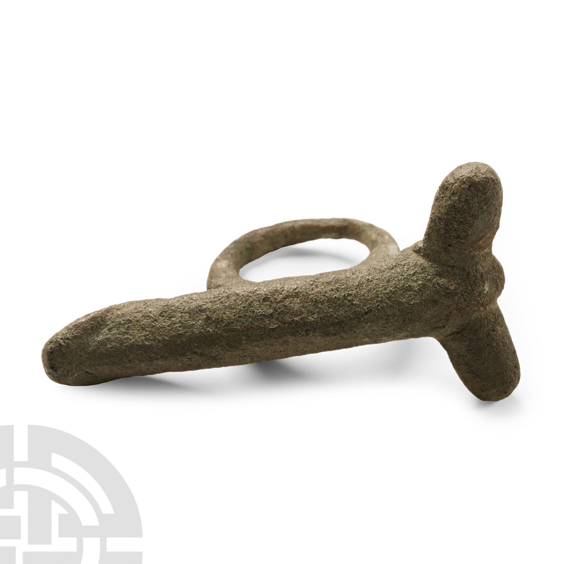Roman Bronze Phallic Pendant