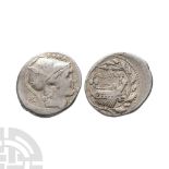 Ancient Roman Republican Coins - Q. Lutatius Cerco - Galley AR Denarius
