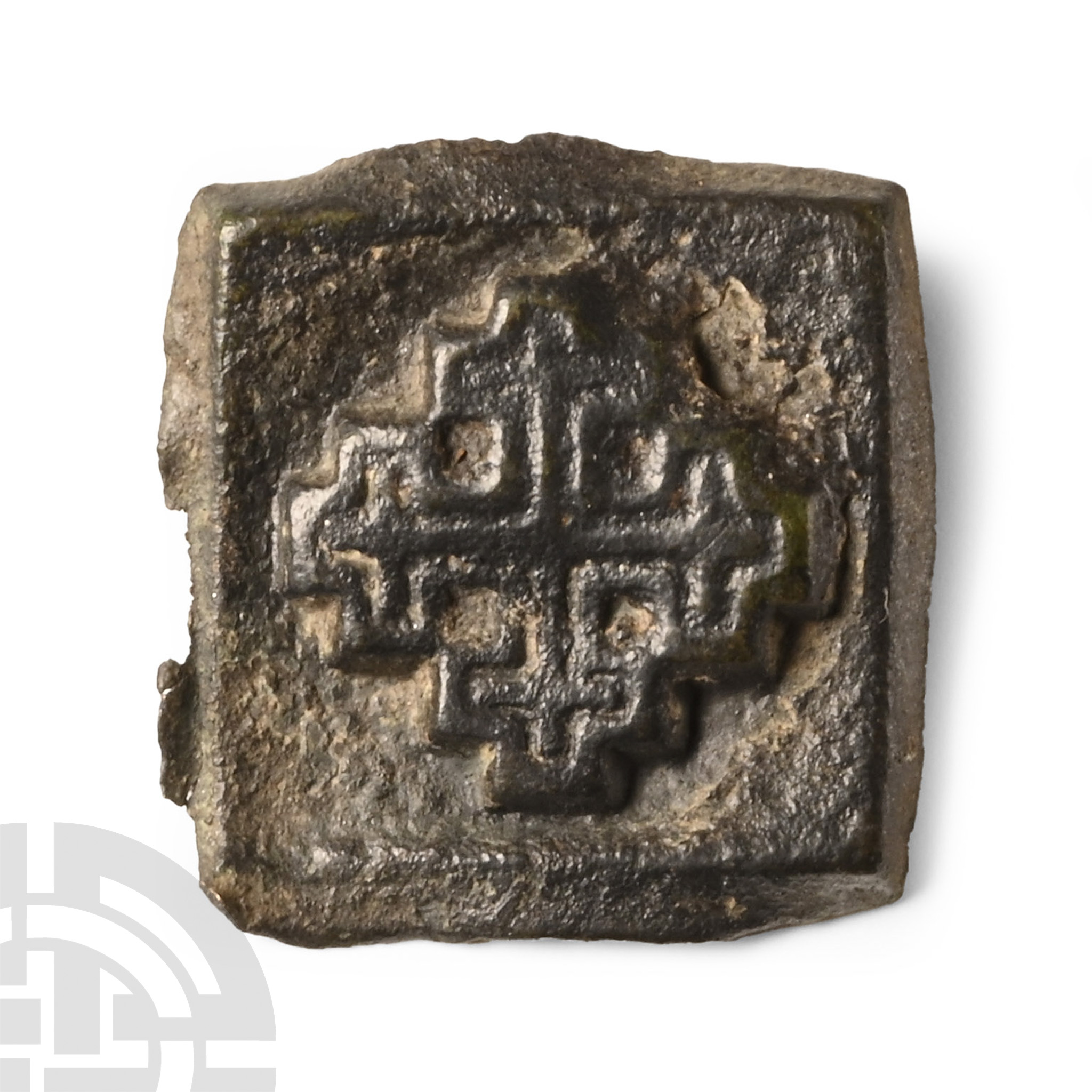 Medieval 'Essex' Bronze Knight's Holy Sepulchre Plaque Badge