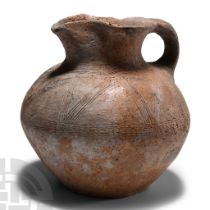 Cypriot Trefoil Mouthed Terracotta Jug