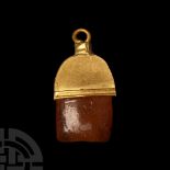 Viking Period Gold 'Elf Shot' Pendant