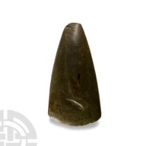 Stone Age Polished Greenstone Axehead