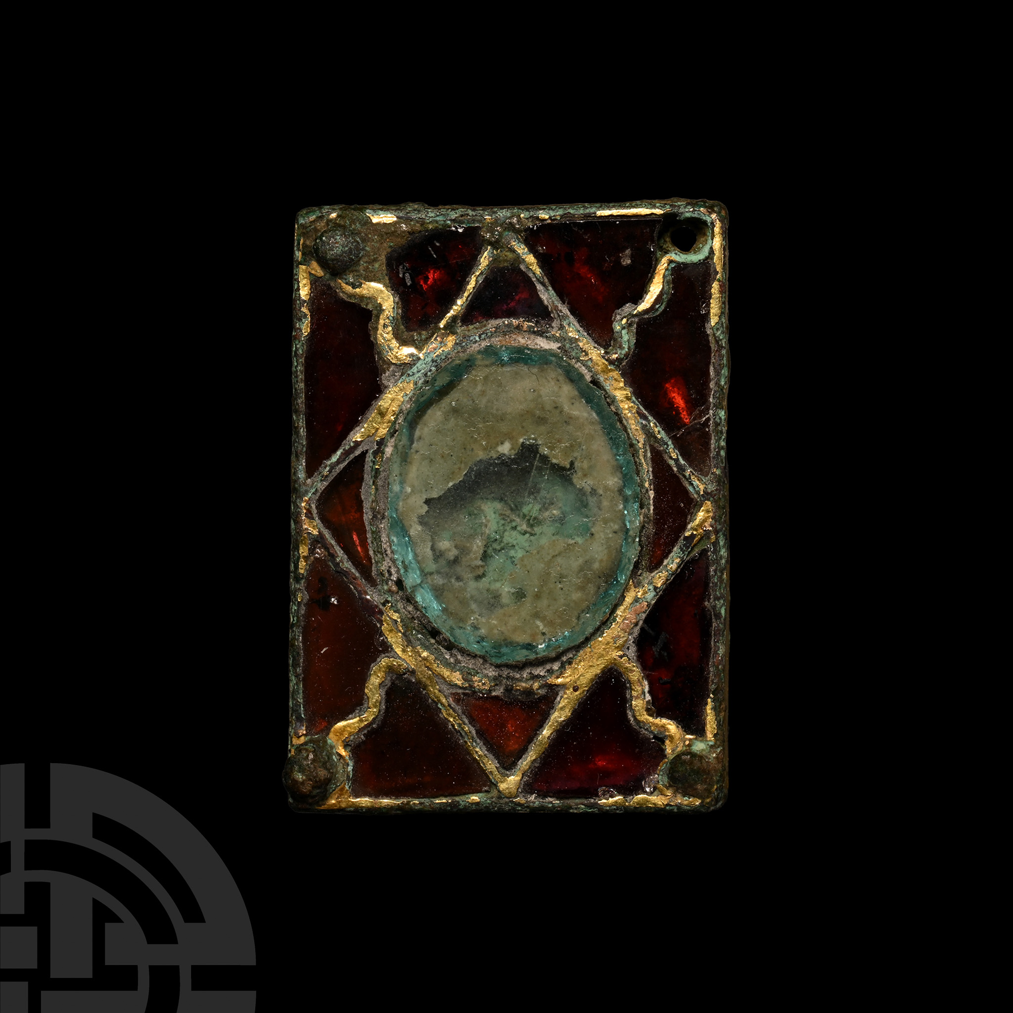 Merovingian Belt Plate with Garnets - Image 2 of 2