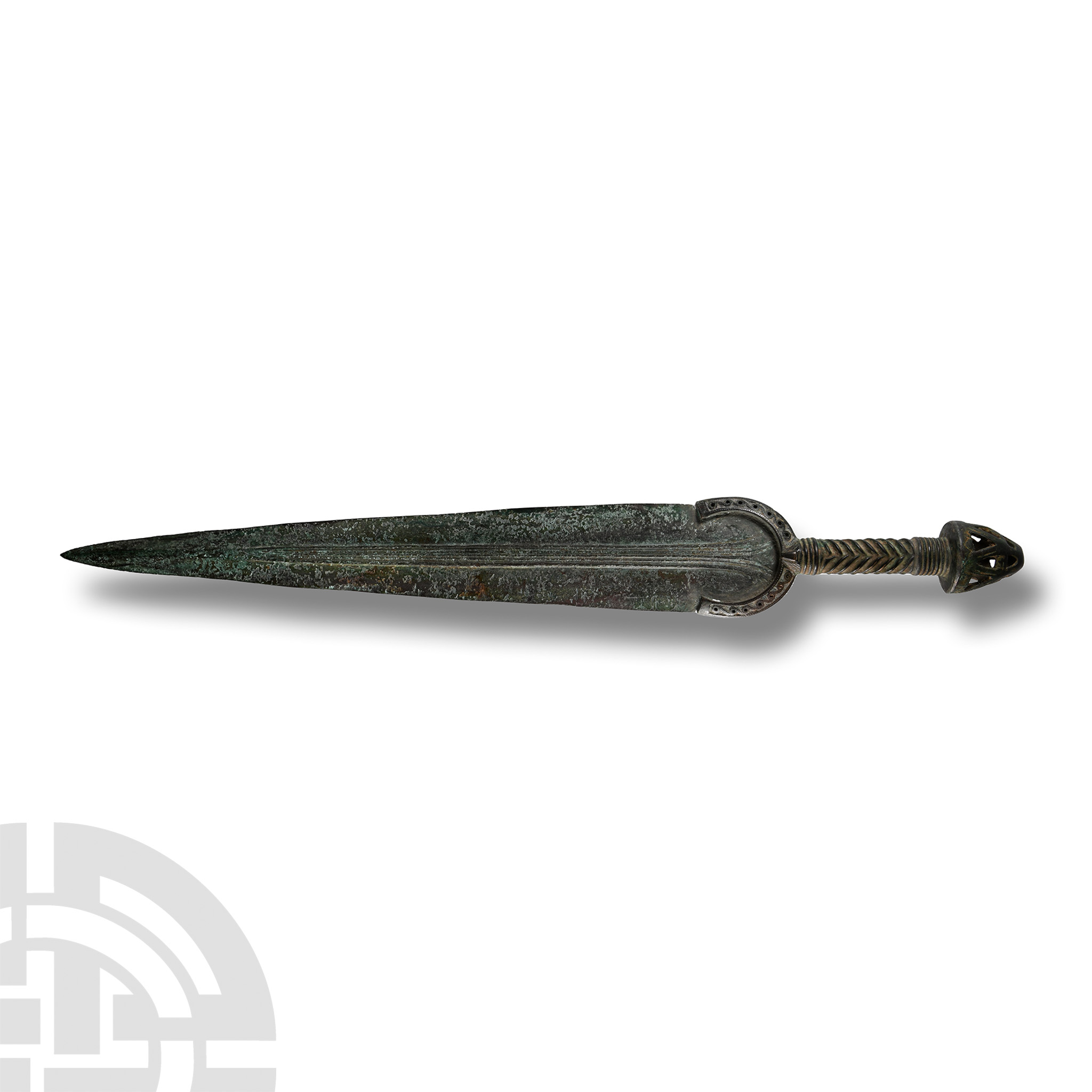 North-West Persian Bronze Short Sword with Mushroom Pommel - Image 2 of 2