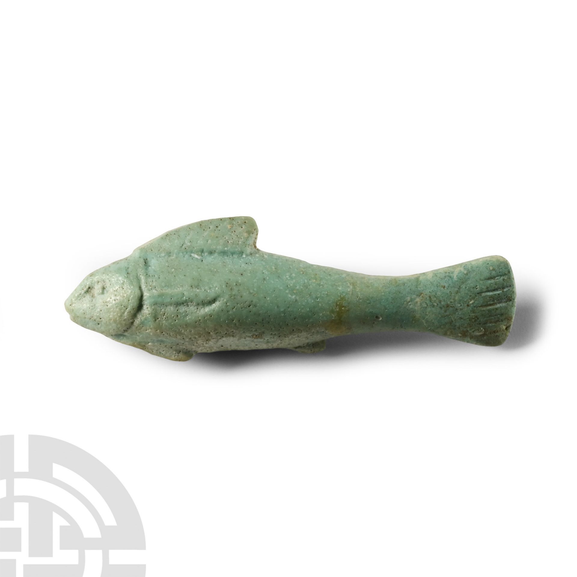 Egyptian Faience Fish Amulet