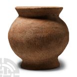 Chinese Neolithic Leather-Look Vessel