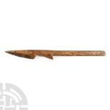 North American Inuit Bone Harpoon Point