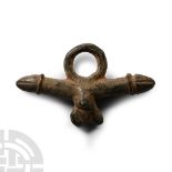 Roman Bronze Phallic Pendant