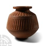 Roman Redware Pottery Vessel