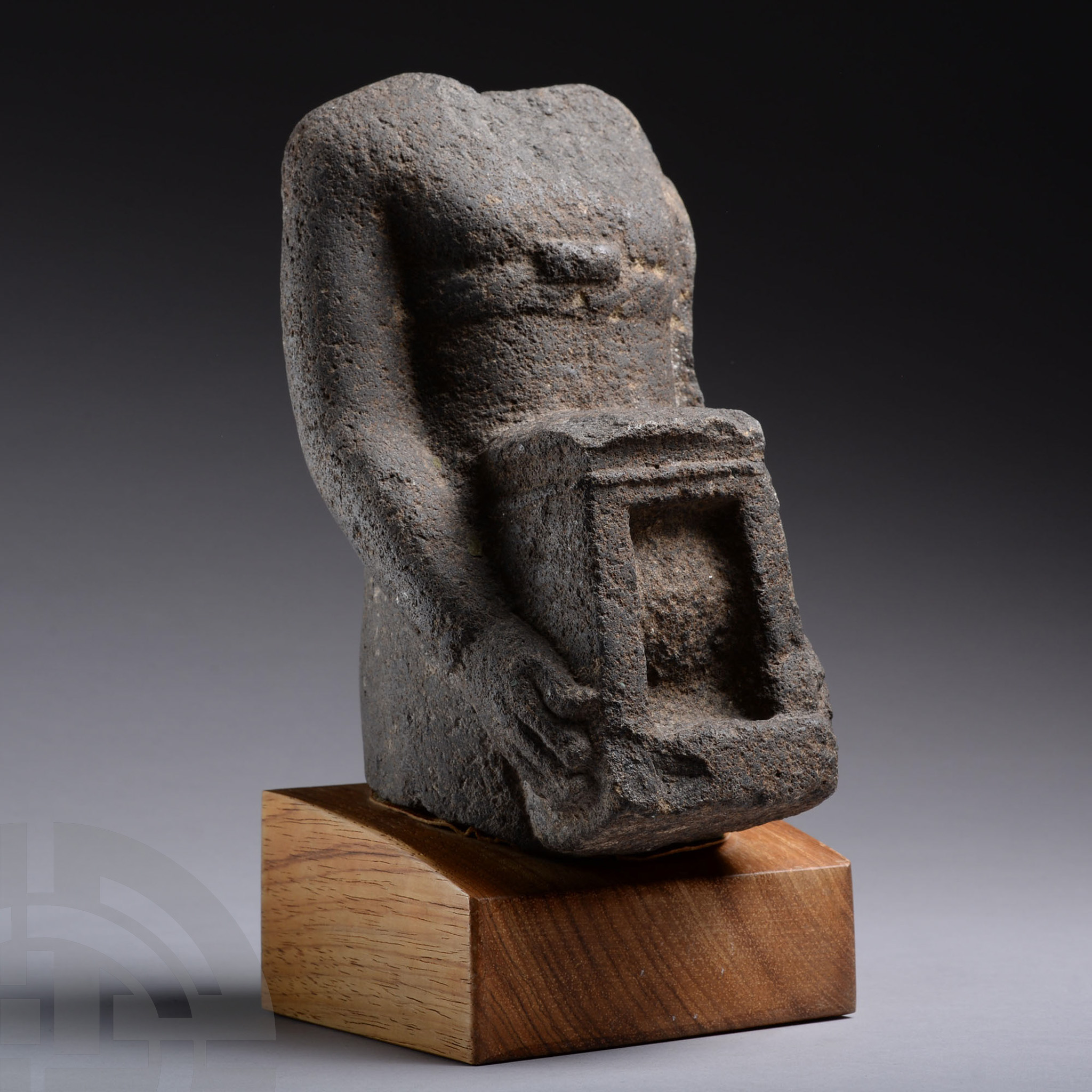 Egyptian Basalt Torso of Naophoros