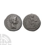 Ancient Roman Imperial Coins - Imitation of a Tribute Penny of Tiberius - Livia AR Denarius