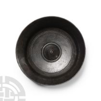 Roman Bronze Bowl with Concentric Circles