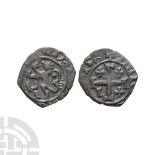 World Coins - Crusader Issues - Lusignan Kingdom of Cyprus - Janus - AE Billon Sixain