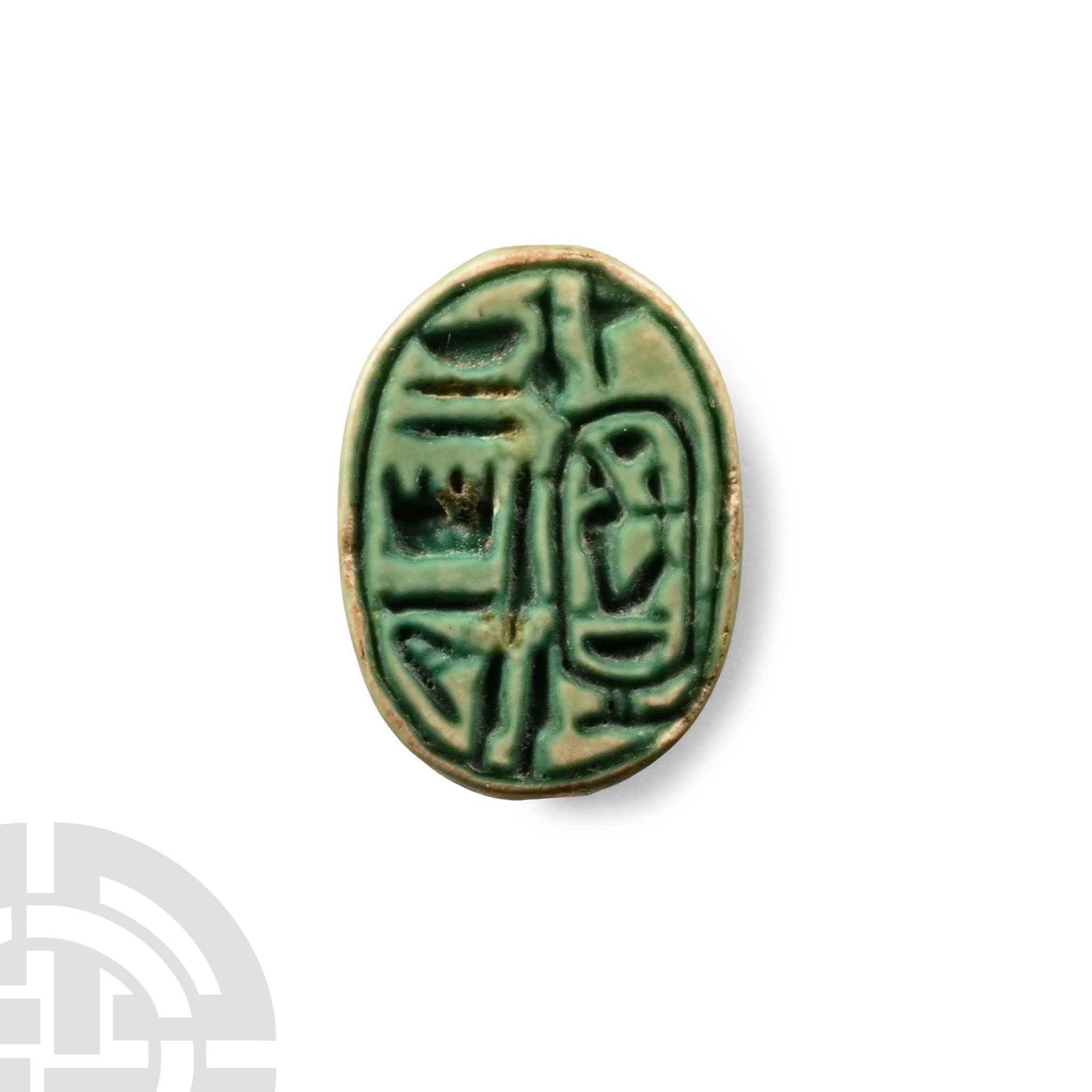 Egyptian Faience Scarab for Amenhotep III - Image 3 of 3