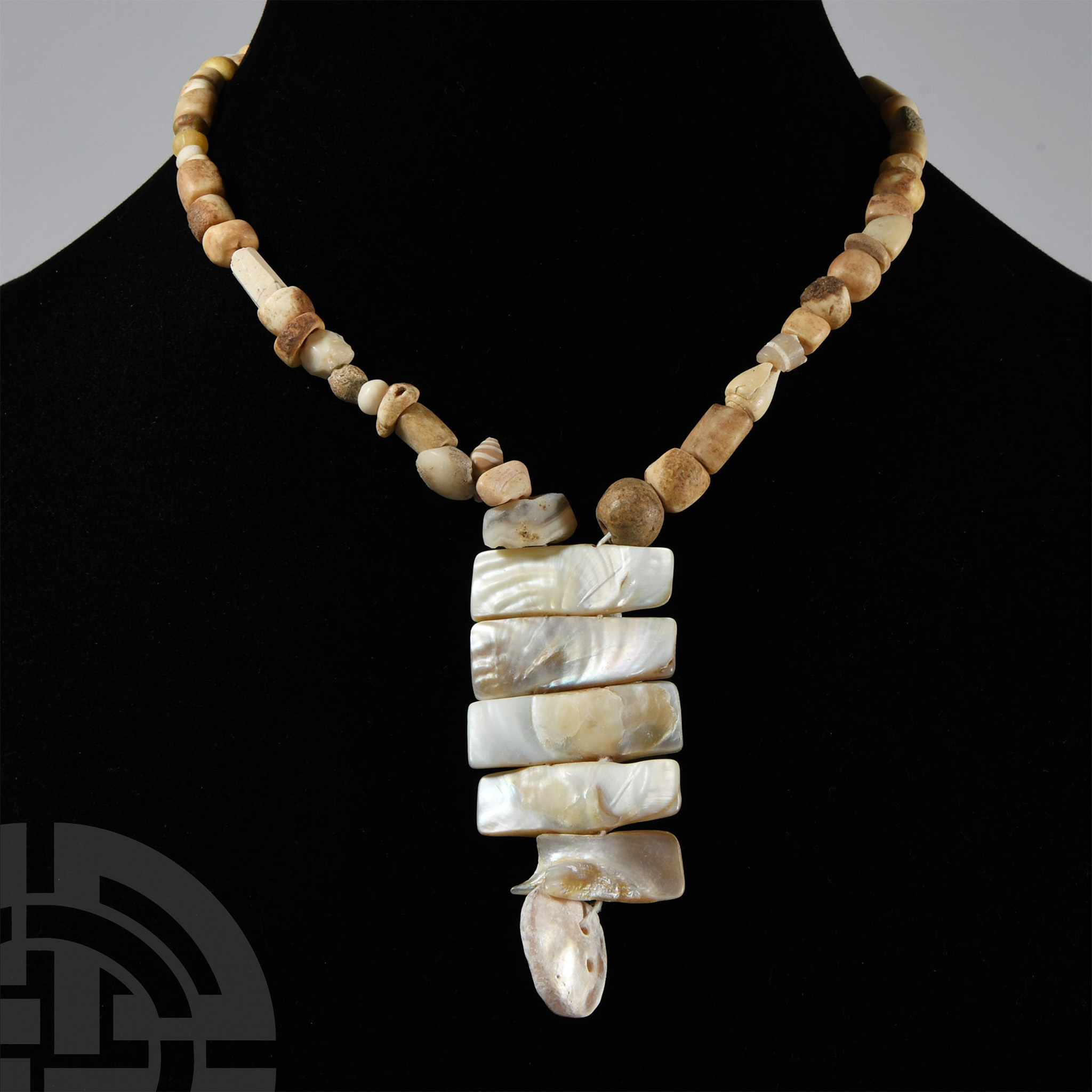Western Asiatic Mixed Stone Bead Necklace