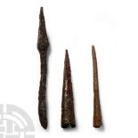 Roman Iron Ferrules and Javelin Head Group