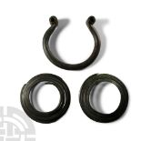 Large Late Bronze Age Neck Torc and Arm-Ring Set